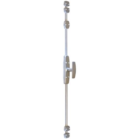 Crémone 1 bouton zamak – Mécanisme de pêne verrouillage 7 mm – Pour espaces confinés – Résistante aux variations climatiques – 1BZK – Map Massard (1/3)