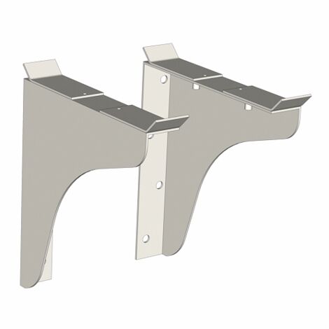 Geberit – Console lavabo à encastrer 24cm hauteur – Largeur 26cm – Résistante à l'humidité – Design moderne pour salles de bains publiques
