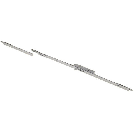 Crémone têtière F15 ajustable L 329mm cote D 200mm à panneton FERCO G 20395 03 0 1