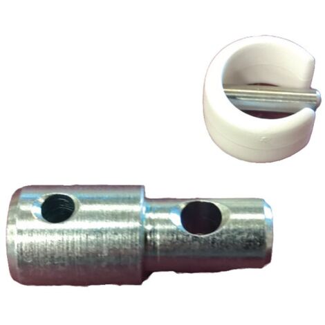 Enrouleur manuel pour volet roulant – Kit d'adaptation manivelle pour tube 13mm et cardan 12mm – Fixation clip – 1490200K – Cherubini