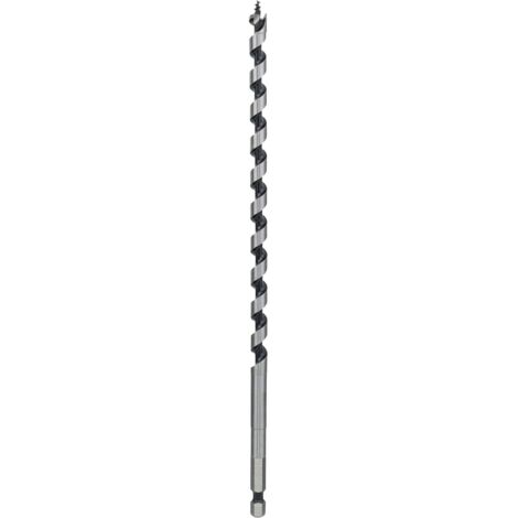 Bosch – Mèche à bois hélicoïdale 8 mm x 170 mm – Queue six pans pour perceuse – Perçage précis dans bois dur – 2608597623