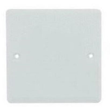 Schneider Electric – Couvercle MODULO pour boîte de dérivation 100x100mm – Indice de protection IP40 – Pour chantiers humides – ENN09481