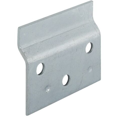 Plaque support ferrure suspension acier zingué 60x48mm ajustable 290.08.900 (1/3)