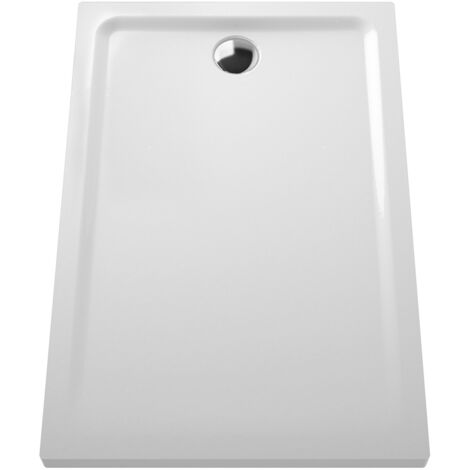 Vitra – Receveur de douche à poser 100x80cm – Céramique résistante aux rayures – 3 faces émaillées – Installation à poser ou encastrer