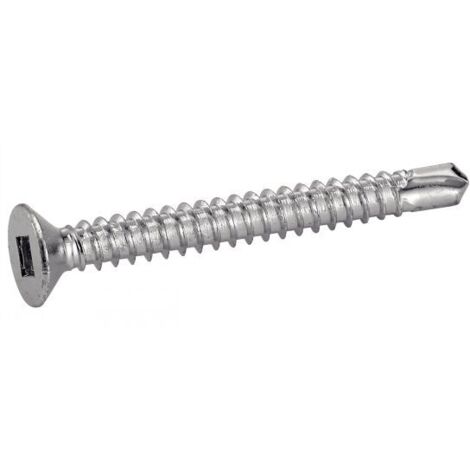 Vis autoperceuse tête fraisée carrée zingué DIN 7504O 4,2X25 boîte de 500 ACTON 333514,2X25CR3 (1/3)