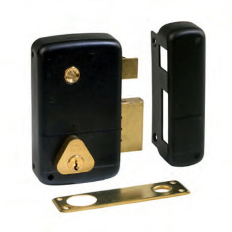 Serrure monopoint en applique verticale à fouillot 50mm droite - CISA - 3005045000