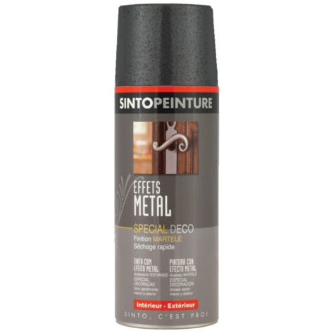 Peinture aérosol effet vernis métal mat 400ml – SINTO 925525