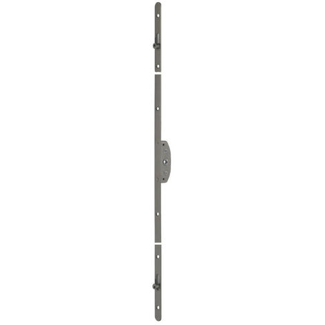 Crémone 1876 fouillot 31mm – Longueur 1600mm – Cote D 800mm – Système de verrouillage à galets – Finition gris – Map Massard (1/2)