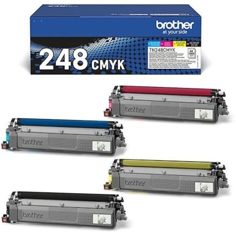 Pack Toner standard - BROTHER - TN248VAL - Cyan Magenta Jaune Noir - 4x1000 pages (1/4)