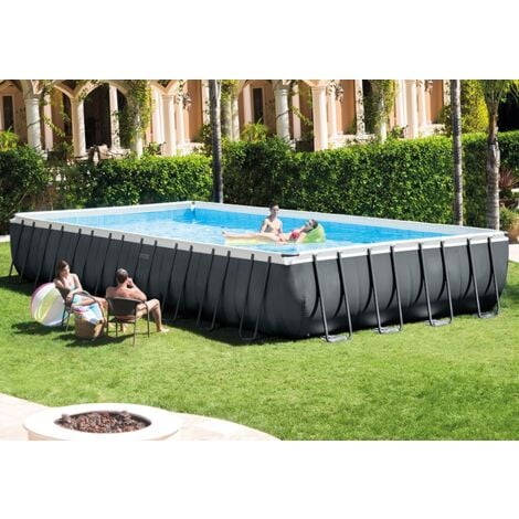 Piscine tubulaire rectangulaire Intex Ultra XTR 9,75 x 4,88 x 1,32 m