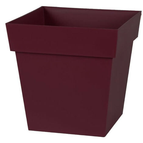 Pot EDA Rouge Carré 32 x 32 x 32 cm main image 0