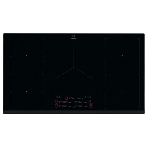 Electrolux – Plaque induction 5 foyers 91 cm 7350 W – Technologie FlexiBridge – Contrôle tactile – Fonction PowerBoost (1/5)