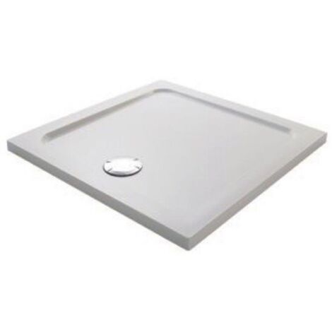 : Receveur de douche JACOB DELAFON Flight carré extra plat Douche italienne 80 x 80, blanc (1/3)