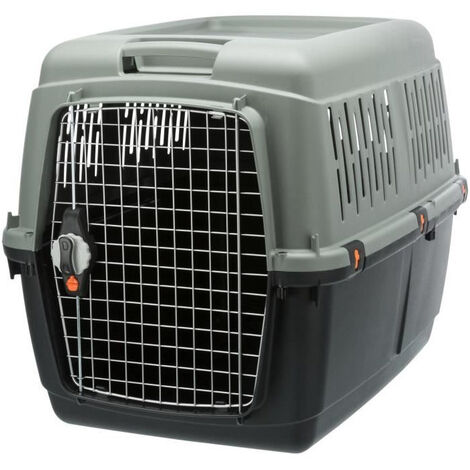 Trixie – Cage de transport pour chien taille M 60 x 61 x 81 cm – Charge max 25 kg – Matériaux recyclés – Conforme normes IATA