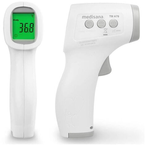 Medisana TM A79 Thermomètre médical infrarouge avec alarme spéciale fièvre, avec éclairage LED (1/5)