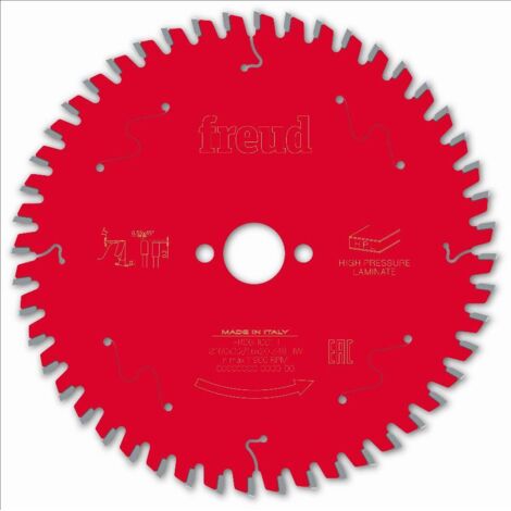 Freud – Lame de scie circulaire 160mm F03FS09865 – Pour HPL et Corian – Dents en carbure TiCo – Revêtement PermaShield