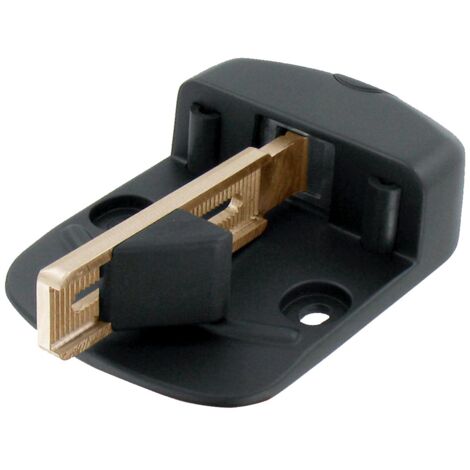 Tirard – Butoir de portail automatique réglable – Sabot polyamide – Semelle composite – Bras cupro-aluminium – Hauteur 40mm – QA592502 (1/2)