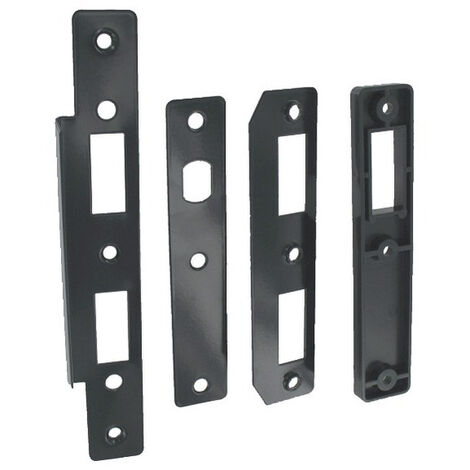 Gâche butée et têtière GJ noir pour portillon TIRARD GJ492304 (1/2)