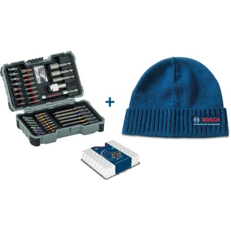 Bosch – Coffret 43 pièces embouts cruciformes acier S2 – Embouts PH, PZ, SL, T – Queue hexagonale 1/4'' – Pour vis hexagonales (1/10)