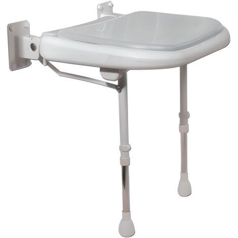 Siège de douche rembourré gris série 4000 AKW 04270P (1/4)