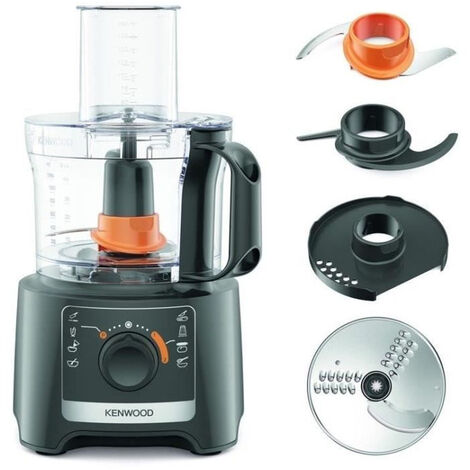 Kenwood – Robot multifonction compact 2,1L – Puissance 800W – 12 fonctions – Accessoires compatibles lave-vaisselle – Idéal pour petites cuisines - FDP31020GY