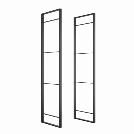 Emuca – Crémaillère pour étagère 4450114 – Acier haute résistance 25x10mm – Hauteur 1150mm – Charge max 30kg par étagère