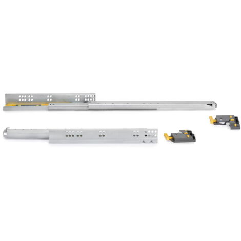 Emuca Silver Guides Coulisses Invisibles Argenté 340 mm (1/10)