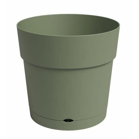 Pot - ARTEVASI - CAPRI - Large - Réserve d'eau - Vert Cendre� - L39,1 x P39,1 x H37 cm (1/4)