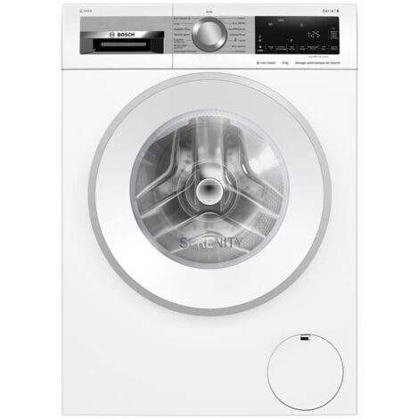 Bosch – Lave-linge hublot 9kg A – Vitesse d'essorage 1400 tours/min – Niveau sonore 71 dB – ActiveWater Plus – Dosage automatique i-DOS - WGG244FSFR