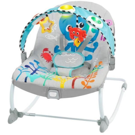 Transat balancelle - BABY EINSTEIN - Ocean Explorers Kick to It Opus Musical Infant to Toddler Rocker - Enfants de 0 a 30 mois