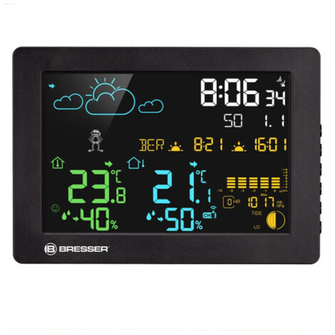 Station Meteo Station Météo Radio 5 En 1 Blanche Avec Température, Humidité Et Mesure Du Vent Bresser 82990363 Station Meteo Interieur Exterieur Station Meteo Station Météo Radio 5 En 1 Blanche Avec Température, Humidité Et Mesure Du Vent Bresser 82990363 Station Meteo Interieur Exterieur