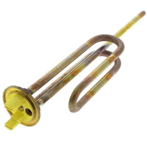 Ariston Group – Résistance pour chauffe-eau électrique 1200W – Bride 6 trous – Longueur 160mm – Tension 230V – Compatible chauffe-eaux verticaux