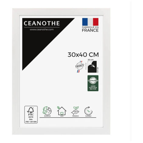 Cadre Ceanothe CADRE 30X40 ETERNEL BLANC (1/5)