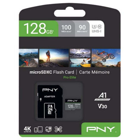Carte mémoire micro SD Pny CARTE MICRO SD PRO ELITE 64G (1/5)