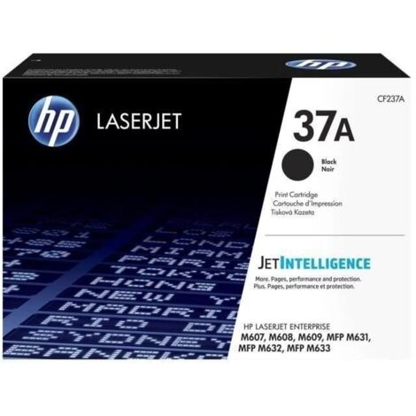 HP Cartouche de toner noir authentique 37A LaserJet