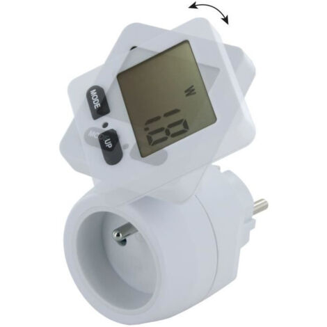 Prise mesure consommation - CHACON - 54351 - Ecran rotatif - FR (1/5)