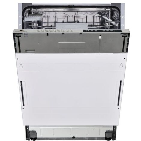 Continental Edison – Lave-vaisselle encastrable 14 couverts – Largeur 59,8 cm – Classe D – Moteur induction – 42 dB – 9 programmes – Blanc (1/5)