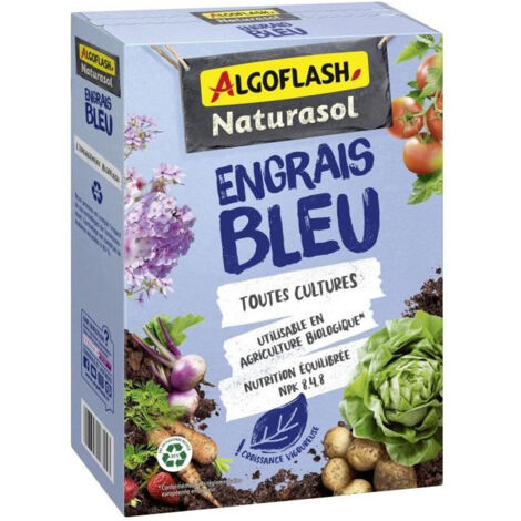 Engrais Bleu - Algoflash Naturasol - 100% Naturel - 1,5 kg