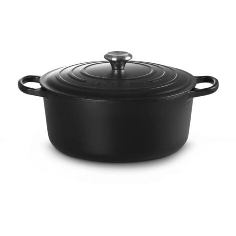 Le Creuset Signature Roaster round 30cm black Schwarz (21177300000430)
