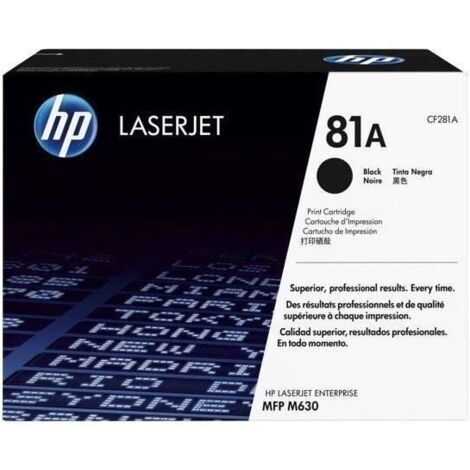 HP 81A toner LaserJet noir authentique (1/5)
