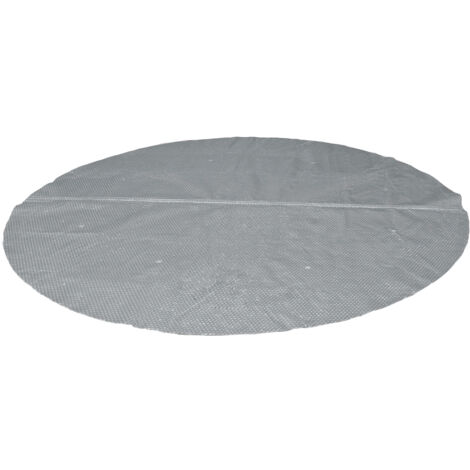 Bâche à bulles renforcée ronde pour piscine tubulaire Ø 4,27 m – Épaisseur 270 microns – Limite évaporation et perte de chaleur – Compatible Intex