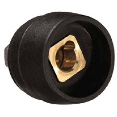 Embase femelle pour connecteur de soudage broche de 9mm 16 à 25mm² ABICOR BINZEL 511FR304 (1/2)