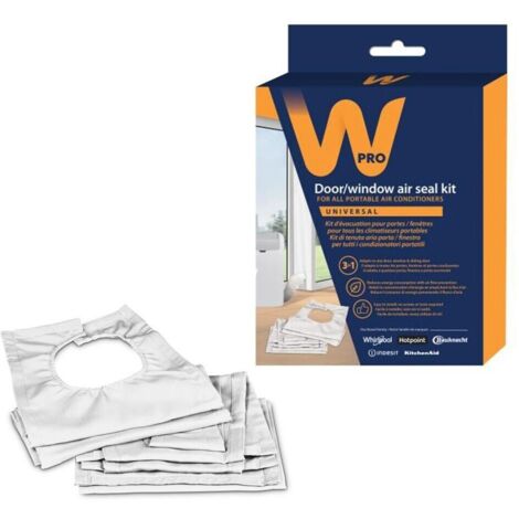 Accessoire climatiseur ventilateur Wpro Kit d etancheite de porte fenetre pour climatiseurs mobiles (1/5)