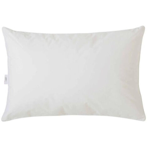 Oreiller Rectangle Enveloppe Coton Protection Blanc 45x70 cm (1/3)