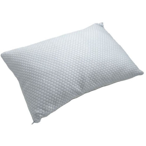 Oreiller double-face à mémoire de forme Blanc 60x40 cm (1/3)