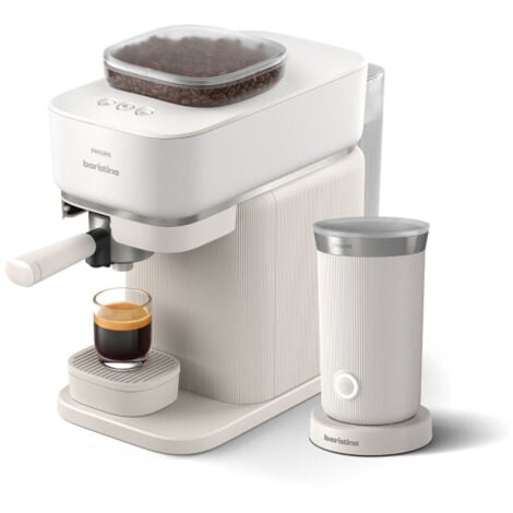 Expresso avec broyeur Philips BAR303 00 Baristina Latté Blanc