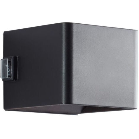 Applique magnétique d'extérieur - ISEO - BRILLIANT - Rechargeable - Noir - LED - Détecteur - 4W - 300lm - 3000K - USB (1/5)