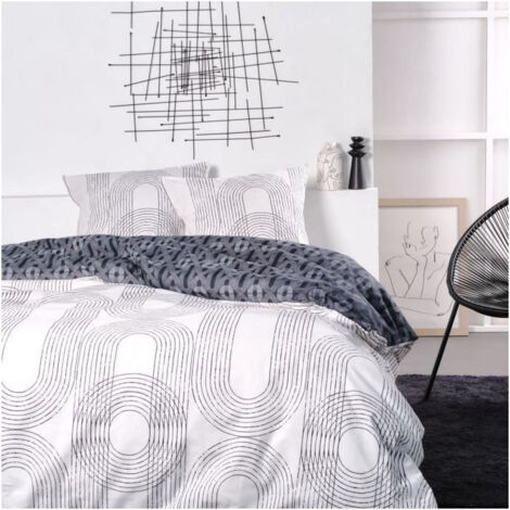 Parure de lit 2 personnes - TODAY - Sunshine 13.40 - 220 x 240 cm - 100% Coton imprimé