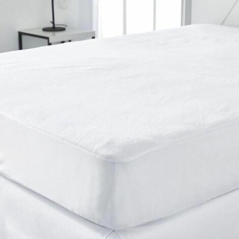 Protege matelas imperméable - TODAY - Essential - 140x190 cm - Blanc - Synthétique (1/3)
