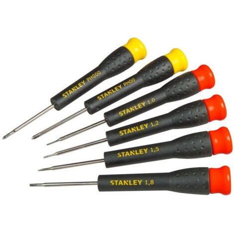 Stanley STHT0-62631 Jeu de 6 Micro Tournevis Précision (1/10)